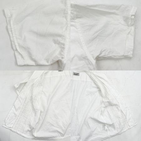  TENDERLOIN テンダーロイン コットン 半袖 シャツ 刺繍 ホワイト