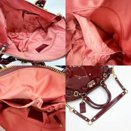  COACH コーチ  2way ショルダーバッグ ハンドバッグ レディース 15921 レッド