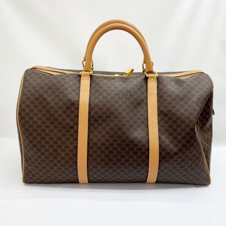  CELINE セリーヌ ボストンバッグ マカダム ブラウン