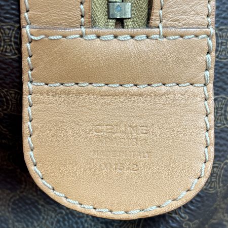  CELINE セリーヌ ボストンバッグ マカダム ブラウン