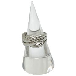 ◆◆  プラチナリング 指輪 Pt850 ねじれ 13.5号 総重量8.0ｇ Bランク