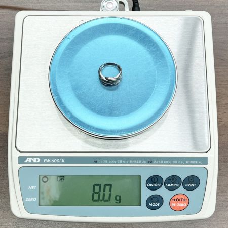   プラチナリング 指輪 Pt850 ねじれ 13.5号 総重量8.0ｇ