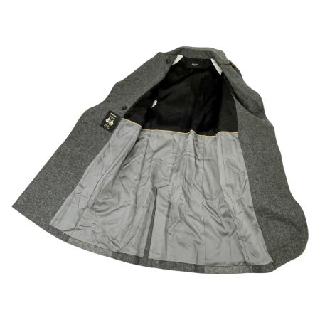  Paul Smith ポールスミス ロングコート サイズ40 レディース アウター グレー×イエロー