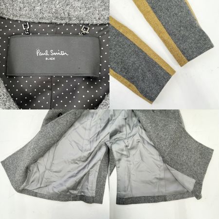  Paul Smith ポールスミス ロングコート サイズ40 レディース アウター グレー×イエロー