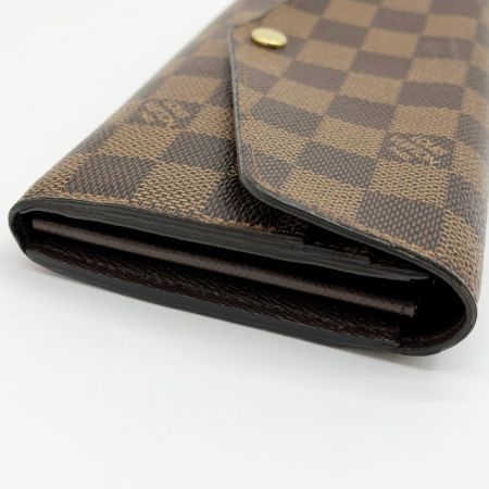  LOUIS VUITTON ルイヴィトン 長財布 ダミエ ポルトフォイユサラ  N63209 ブラウン