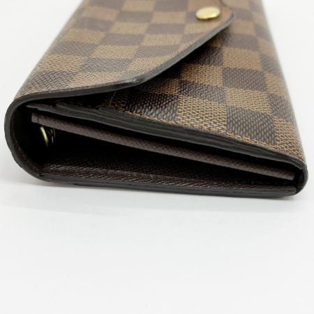  LOUIS VUITTON ルイヴィトン 長財布 ダミエ ポルトフォイユサラ  N63209 ブラウン