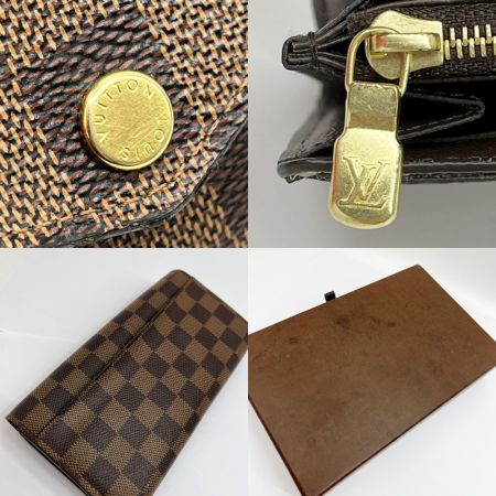  LOUIS VUITTON ルイヴィトン 長財布 ダミエ ポルトフォイユサラ  N63209 ブラウン