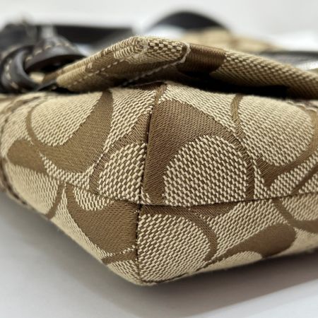  COACH コーチ  ショルダーバッグ シグネチャー レディース 6308 ブラウン