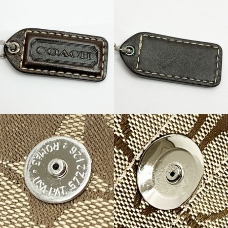  COACH コーチ  ショルダーバッグ シグネチャー レディース 6308 ブラウン