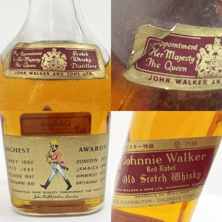  Johnnie Walker ジョニーウォーカー レッドラベル スコッチウイスキー 760ml 43% 箱無 未開栓