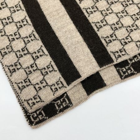  GUCCI グッチ マフラー カシミヤ ブラウン