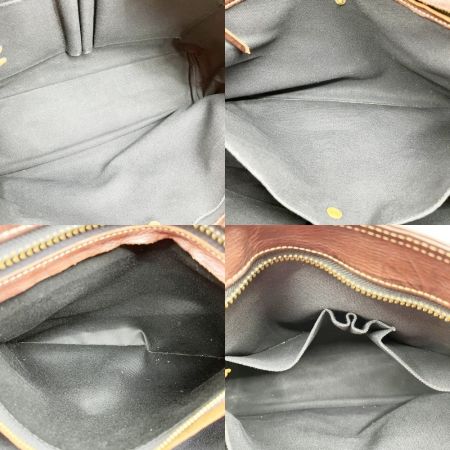  RYU トートバッグ ショルダーバッグ 肉厚レザー 2wayバッグ ブラウン