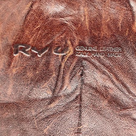  RYU トートバッグ ショルダーバッグ 肉厚レザー 2wayバッグ ブラウン