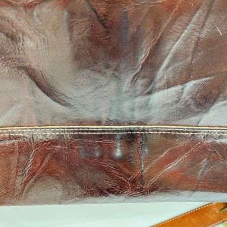  RYU トートバッグ ショルダーバッグ 肉厚レザー 2wayバッグ ブラウン