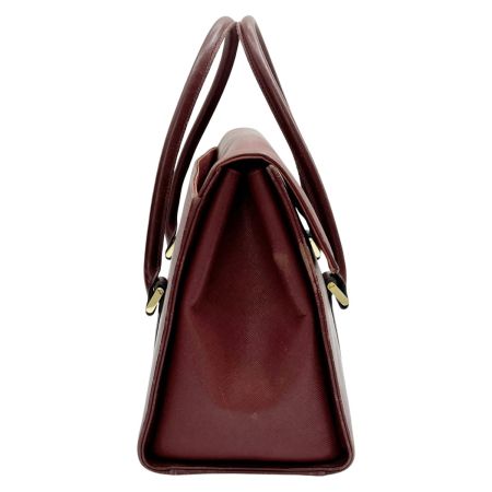  BURBERRY バーバリー ハンドバッグ レディース ブラウン x レッド