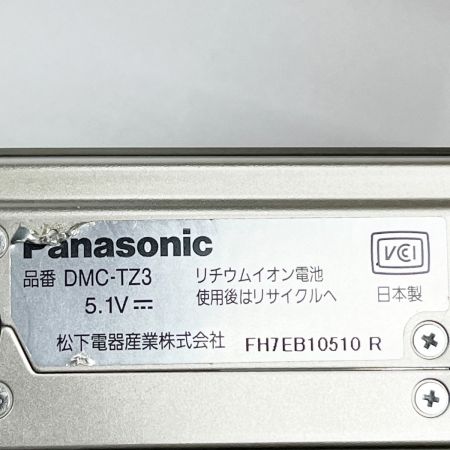  Panasonic パナソニック LUMIX ルミックス デジタルカメラ シルバー DMC-TZ3