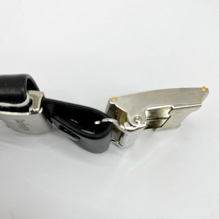  BURBERRY バーバリー レザーベルト ホースロゴ ブラック メンズ 箱付