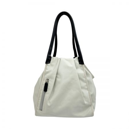  PELLE BORSA ペレボルサ トートバッグ レディース アイボリー