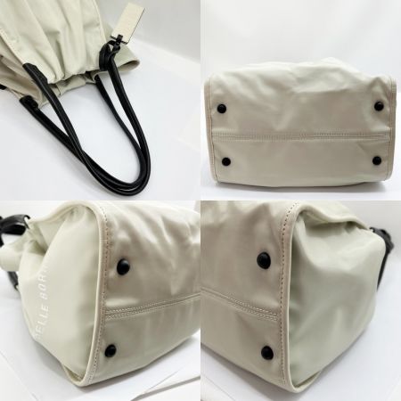  PELLE BORSA ペレボルサ トートバッグ レディース アイボリー