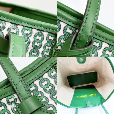  TORY BURCH トリーバーチ トートバッグ グリーン レディース 緑/柄