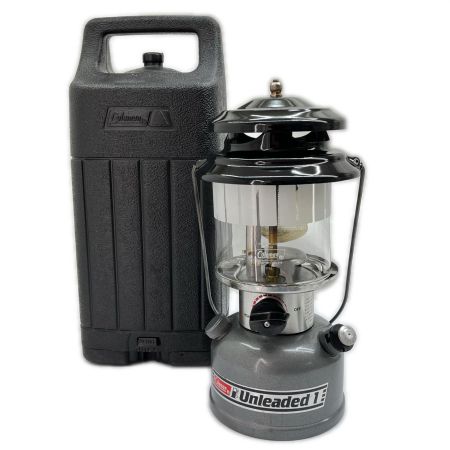  Coleman コールマン ガソリンランタン 1993年3月製造 ケース付 282-285 シルバー/ブラック