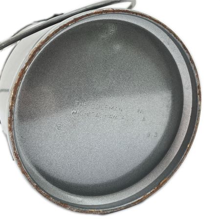  Coleman コールマン ガソリンランタン 1993年3月製造 ケース付 282-285 シルバー/ブラック