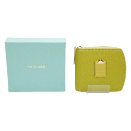  Her Schedule ハースケジュール 財布 箱付 レディース グリーン