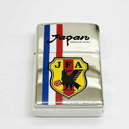   ZIPPO ジッポー ライター サッカー日本代表 シルバー JAPAN JFA XⅢ 箱付