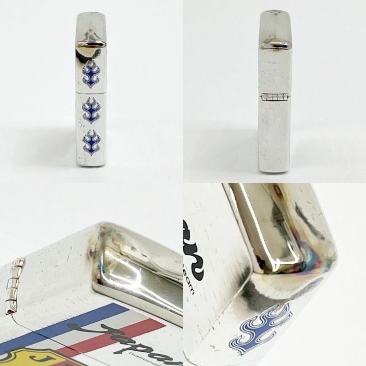 ZIPPO ジッポー ライター サッカー日本代表 シルバー JAPAN JFA XⅢ 箱