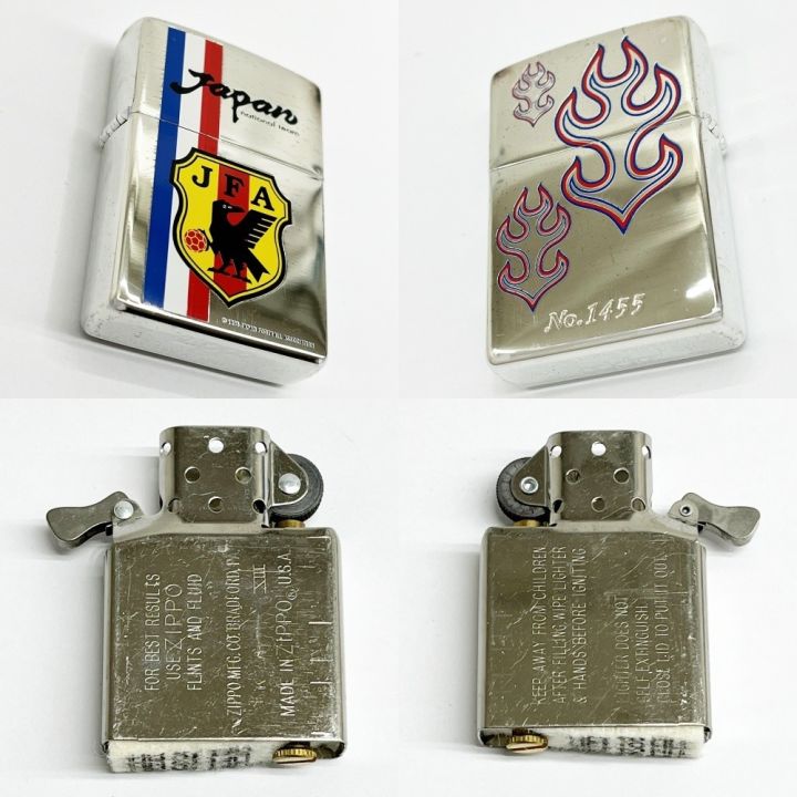 Zippo 日本代表チーム ライター ZIPPO ジッポー ライター サッカー日本代表 シルバー JAPAN JFA XⅢ 箱