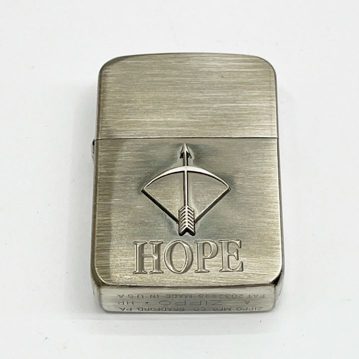 ZIPPO ジッポー HOPE 真ん中に矢 ライター ホープ 箱付 - 中古小物