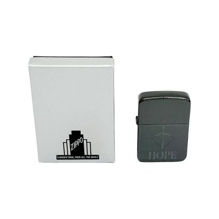  ZIPPO ジッポー HOPE ホープ 真ん中に矢 ライター ブラック 箱付