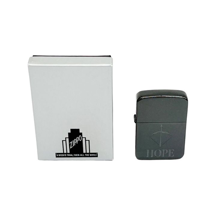 ZIPPO ジッポー HOPE ホープ 真ん中に矢 ライター ブラック 箱付