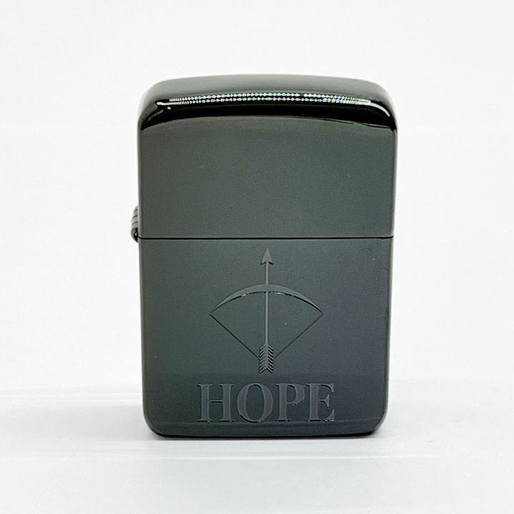 ZIPPO ジッポー HOPE ホープ 真ん中に矢 ライター ブラック 箱付