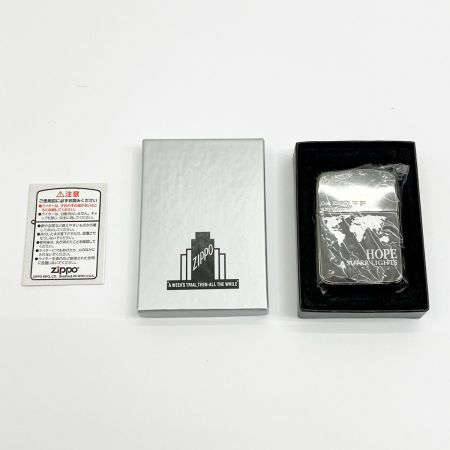  ZIPPO ジッポー HOPE SUPER LIGHTS 世界地図 ブラック