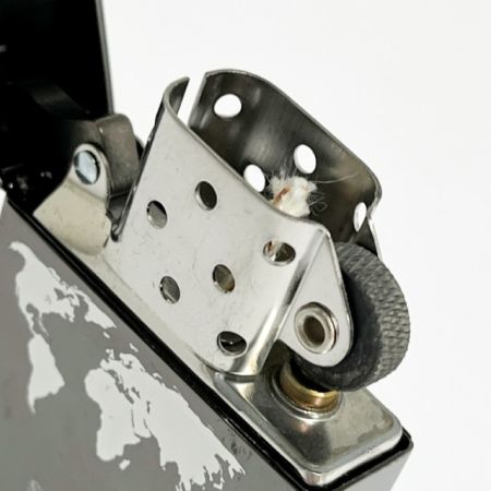  ZIPPO ジッポー HOPE SUPER LIGHTS 世界地図 ブラック
