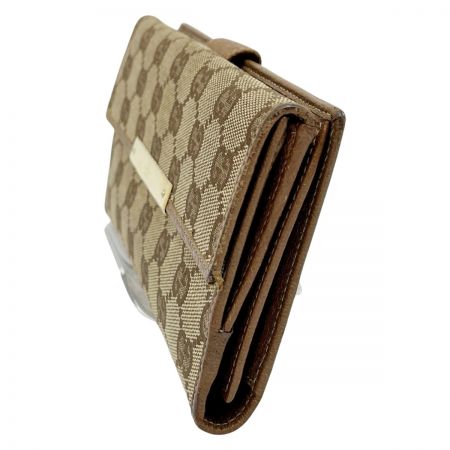  GUCCI グッチ 長財布 GGキャンバス 3661 Wホック レディース 112715 ベージュ