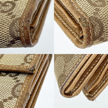  GUCCI グッチ 長財布 GGキャンバス 3661 Wホック レディース 112715 ベージュ