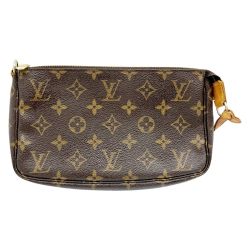 ◆◆ LOUIS VUITTON ルイヴィトン モノグラム ポシェット アクセソワール バッグ ハンドバッグ M51980 ブラウン系 Cランク