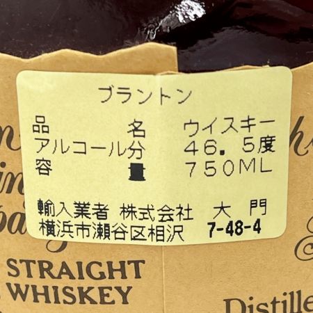   Blanton's Single Barrel ブラントン ウイスキー バーボン 750ml 46.5度 未開栓