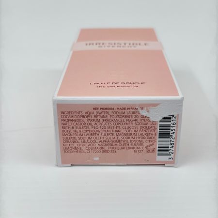  GIVENCHY ジバンシー イレジスティブル シャワーオイル バスオイル ボディソープ 200ml 