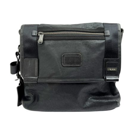  TUMI トゥミ ショルダーバッグ レザー ブラック