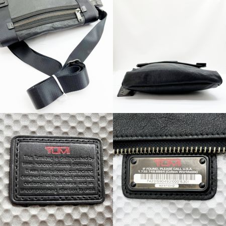  TUMI トゥミ ショルダーバッグ レザー ブラック