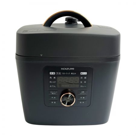  KOIZUMI コイズミ マイコン電気圧力鍋 2022年製 ブラック KSC-3502