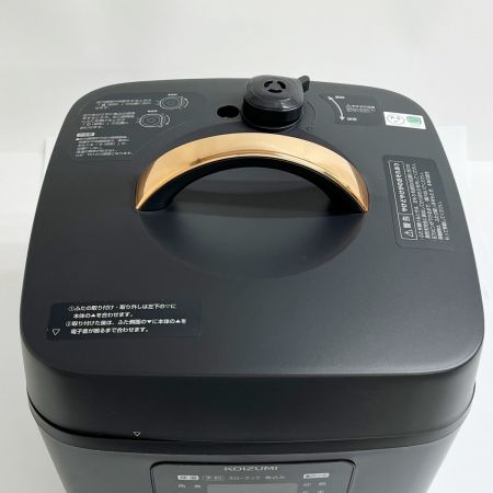  KOIZUMI コイズミ マイコン電気圧力鍋 2022年製 ブラック KSC-3502