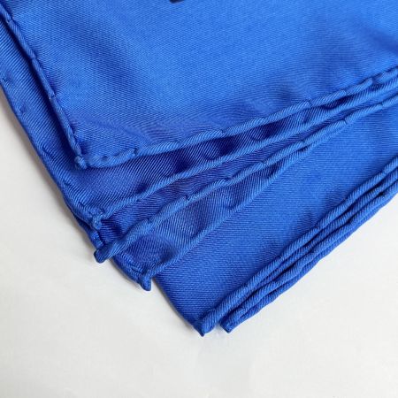  Cartier カルティエ スカーフ チェーン 箱付 タグ付 ブルー×レッド