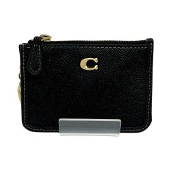 ◆◆ COACH コーチ ミニ IDケース パスケース レディース CH810 ブラック Bランク