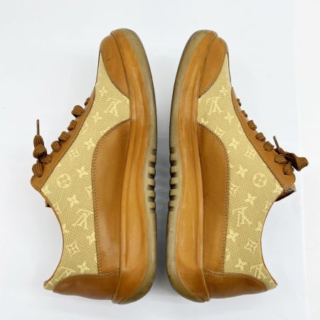  LOUIS VUITTON ルイヴィトン スニーカー モノグラム キャンバス レザー SIZE 38 1/2 MA0093 ブラウン