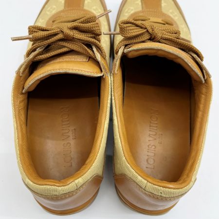  LOUIS VUITTON ルイヴィトン スニーカー モノグラム キャンバス レザー SIZE 38 1/2 MA0093 ブラウン