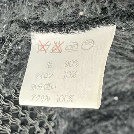  ISSEY MIYAKE イッセイミヤケ ハイネックニット Mサイズ レディース 黒 ブラック